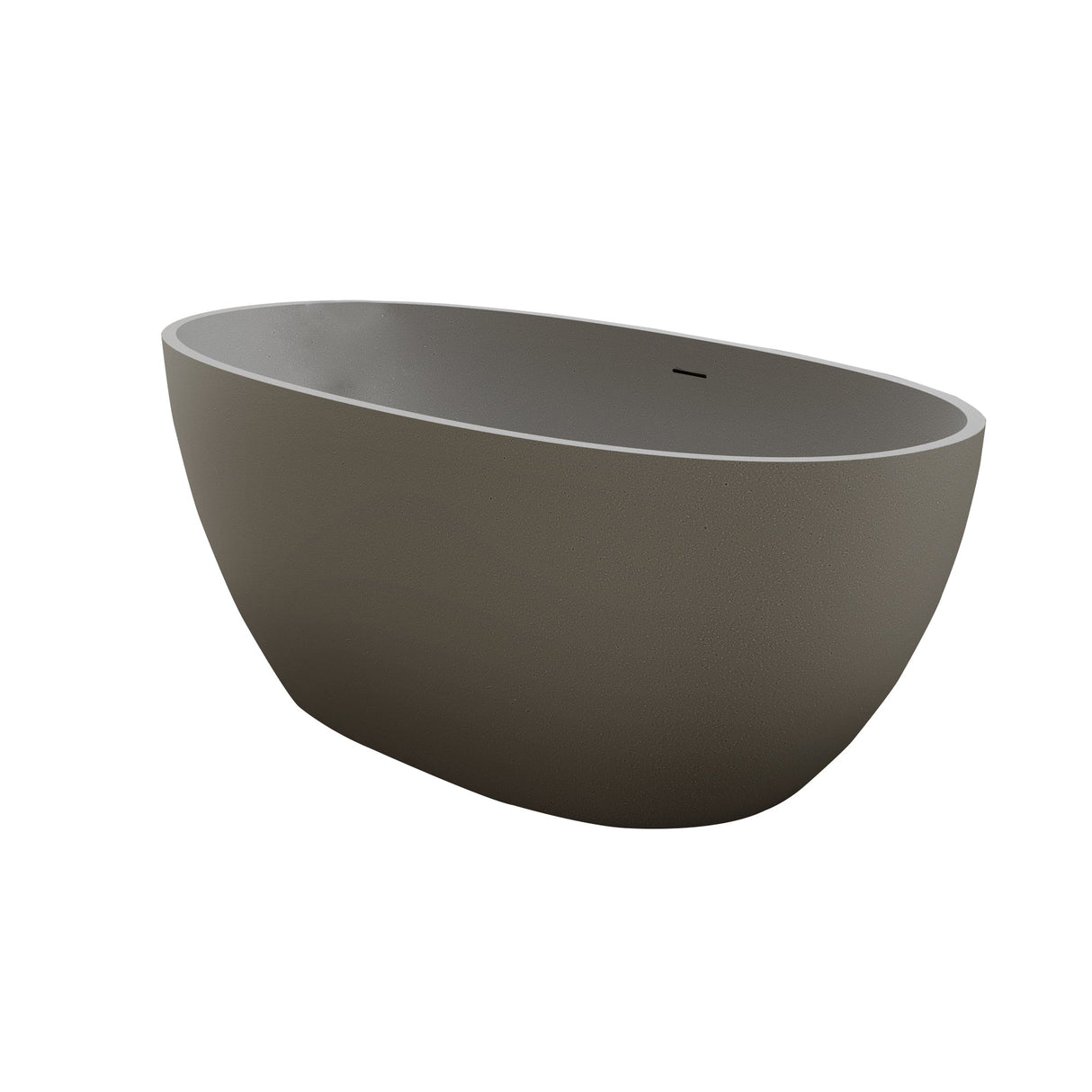 67" Freestanding Bathtub with Pop-up Drain