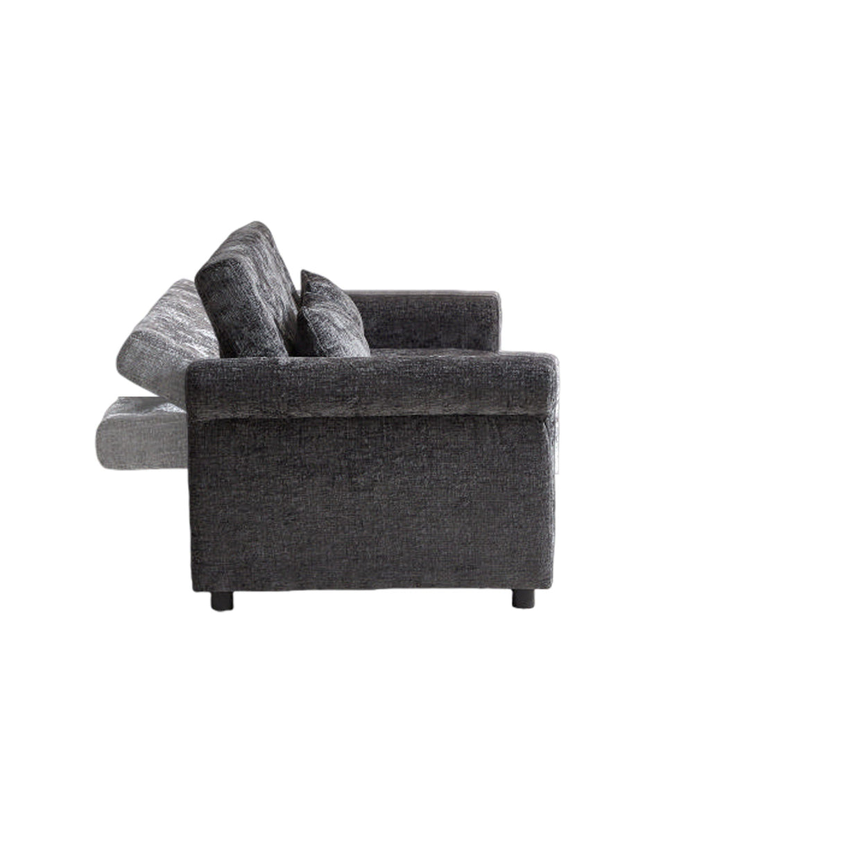 Loveseat Sofa Bed, Pull - Out Couch Sleeper & 2 Pillows