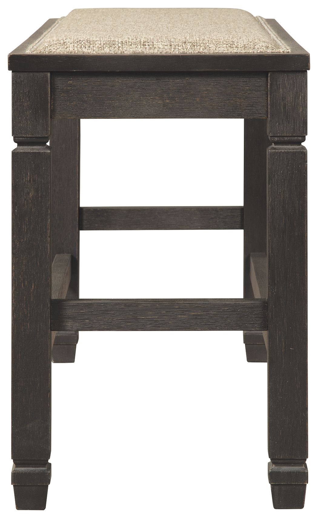 Tyler Creek - DBL Counter UPH Bench - Antique Black