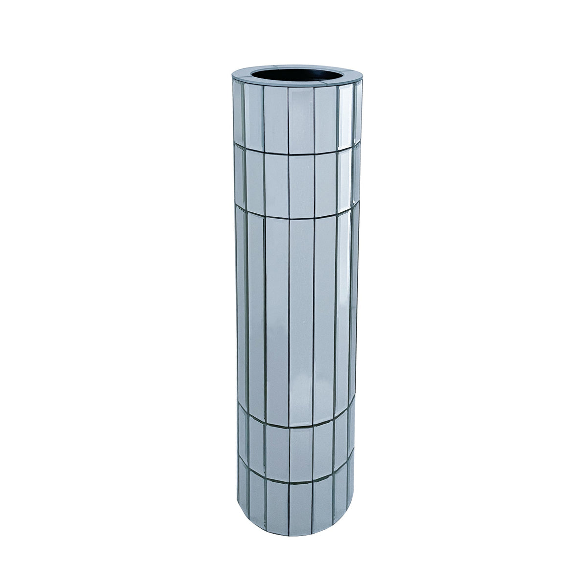 29.92" Tall Floor Vase Mirrored