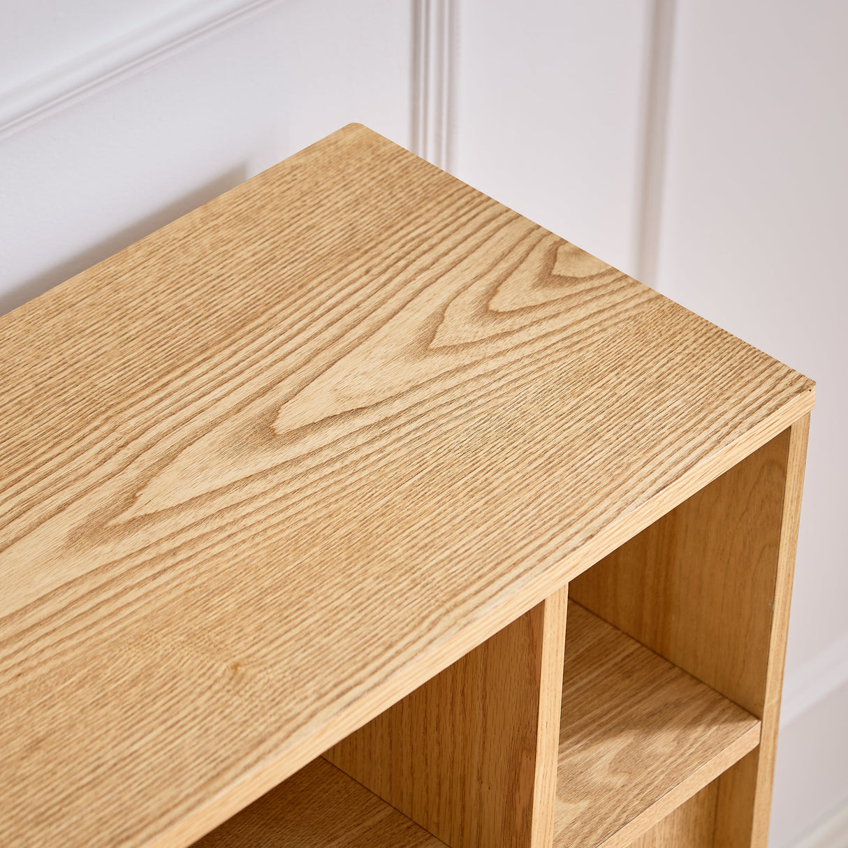 Farmhouse Fluted Sideboard Buffet Cabinet with Storage