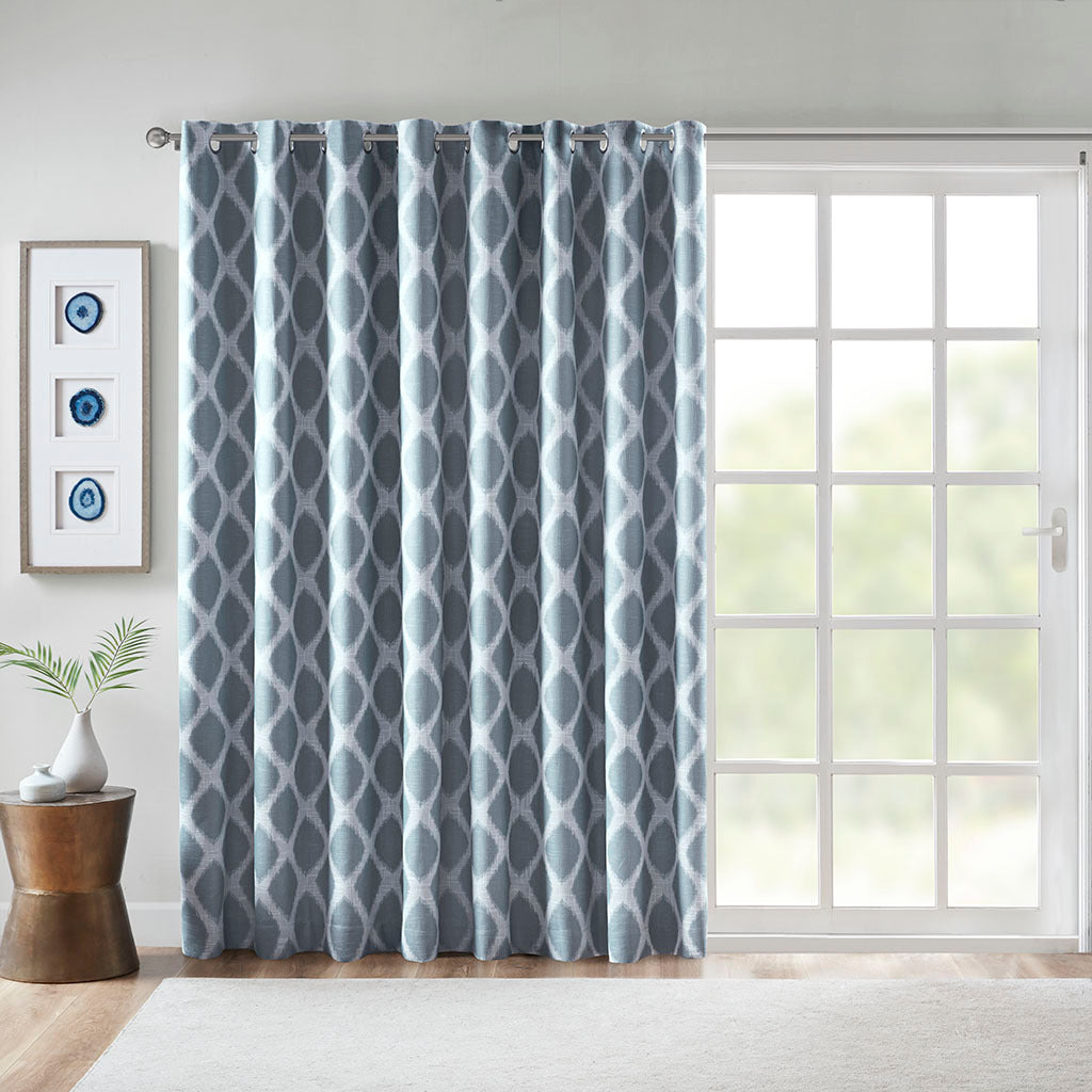 Printed-Ikat-Blackout-Patio-Curtain-Window-Curtains