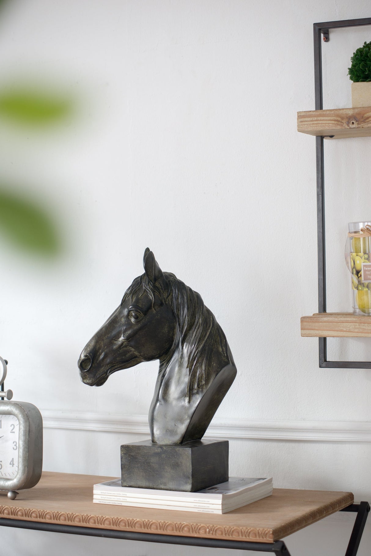 13x5.7x15.8 Equine Sculpture on Base