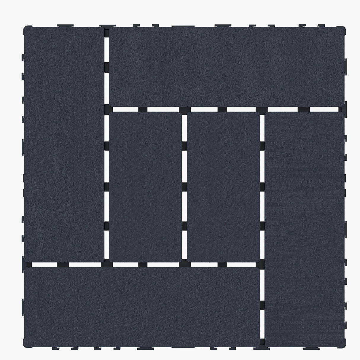Patio Diy Module Interlocking Decking Tiles Floor, Outdoor And Indoor, Easy And Quick Installation