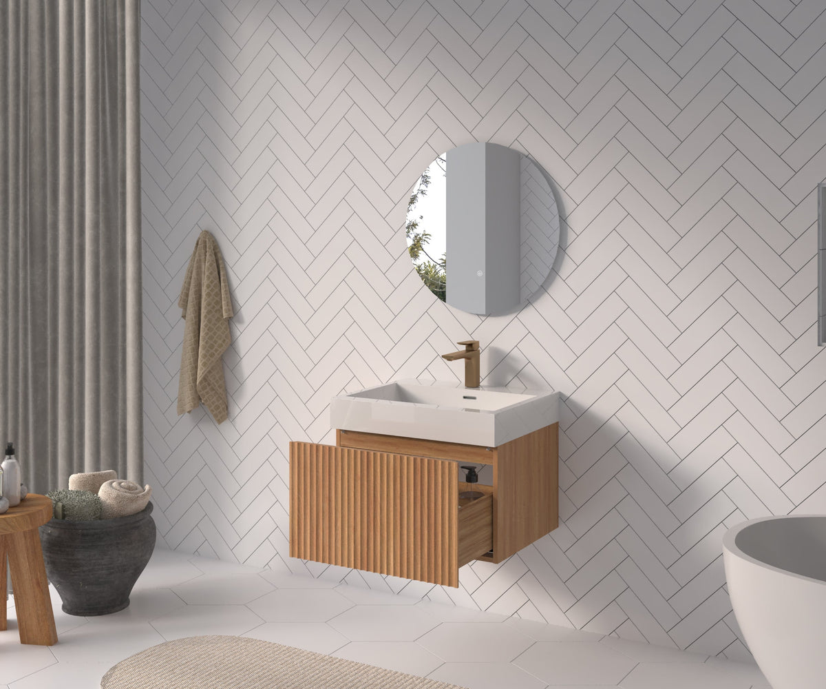 24" Bathroom Vanity with Sink