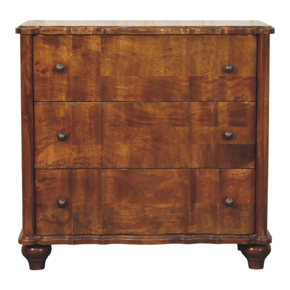 Solid Wood Lume 3 Drawer Chest