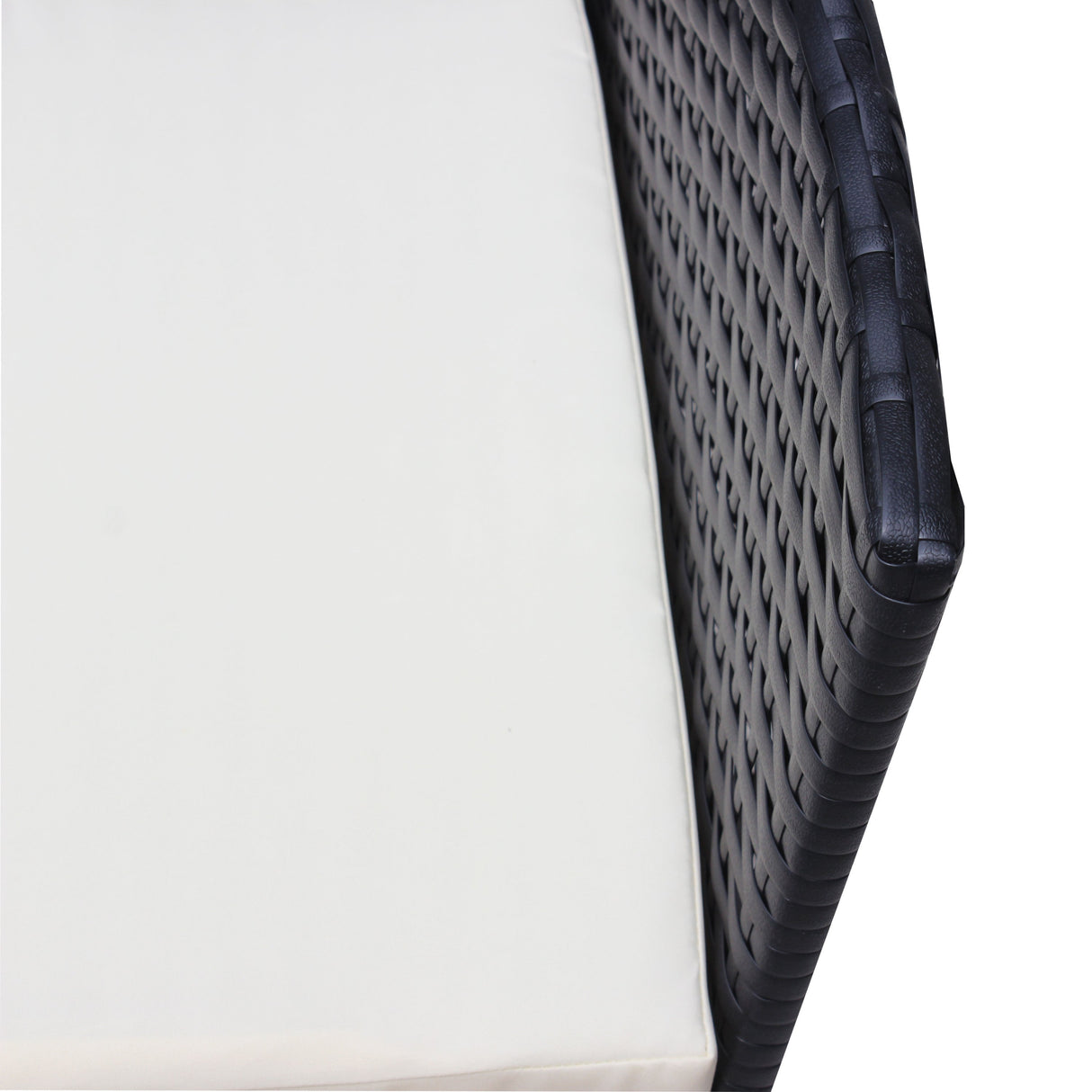 4 PC Rattan Patio Furniture Set Outdoor Cushioned Wicker Sofa