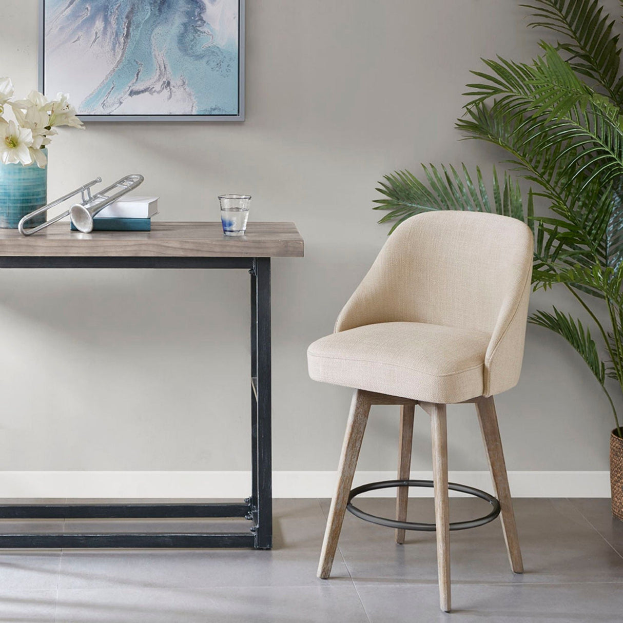 Counter Stool With Swivel Seat