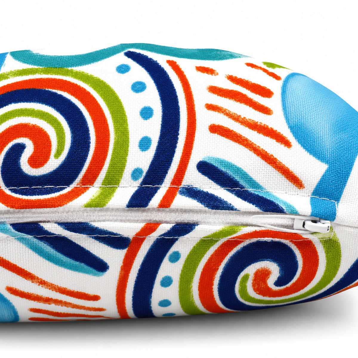 2 Pack Outdoor Lumbar Pillow Covers - Blue Medallion