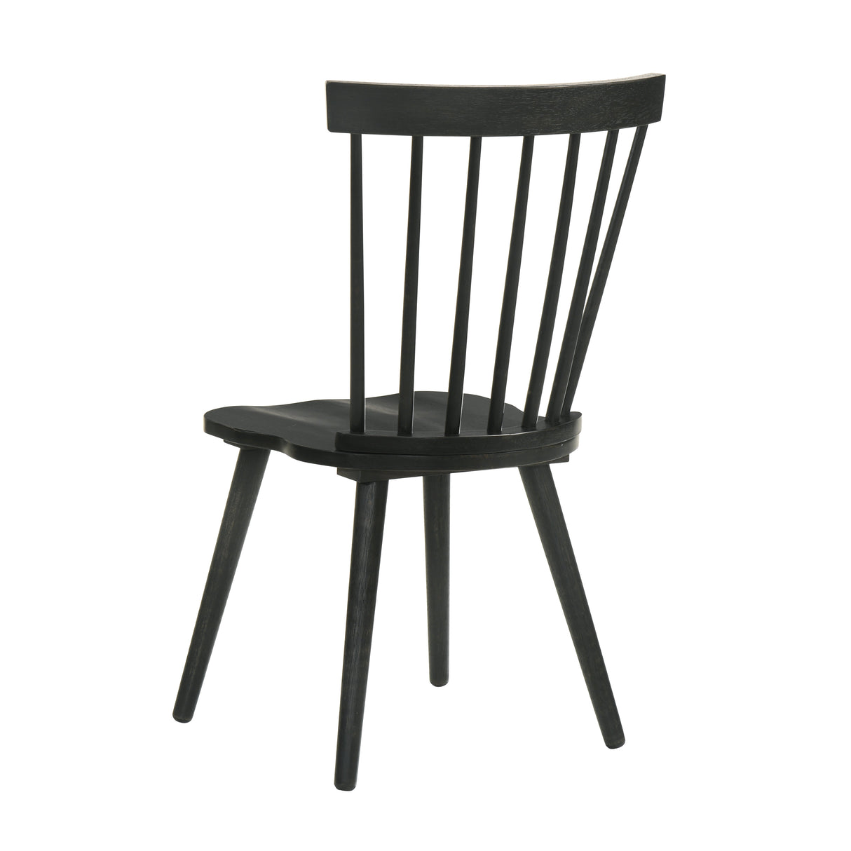 Modern Farmhouse Spindle Back Dining Chairs, Set of 2