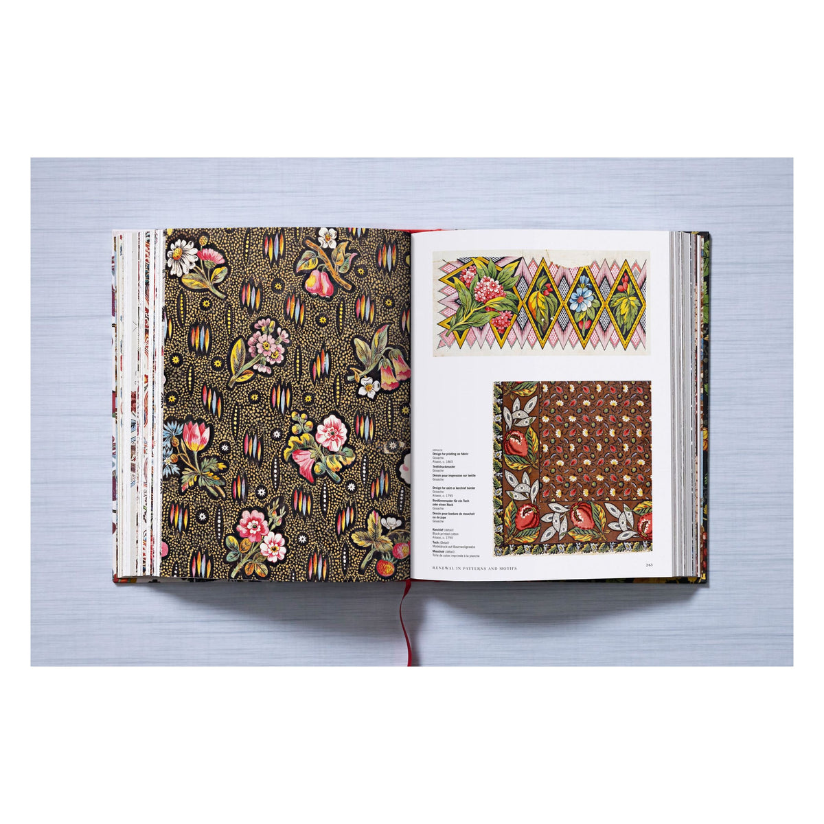 The Book of Printed Fabrics. From the 16th century until today (German, French, English)