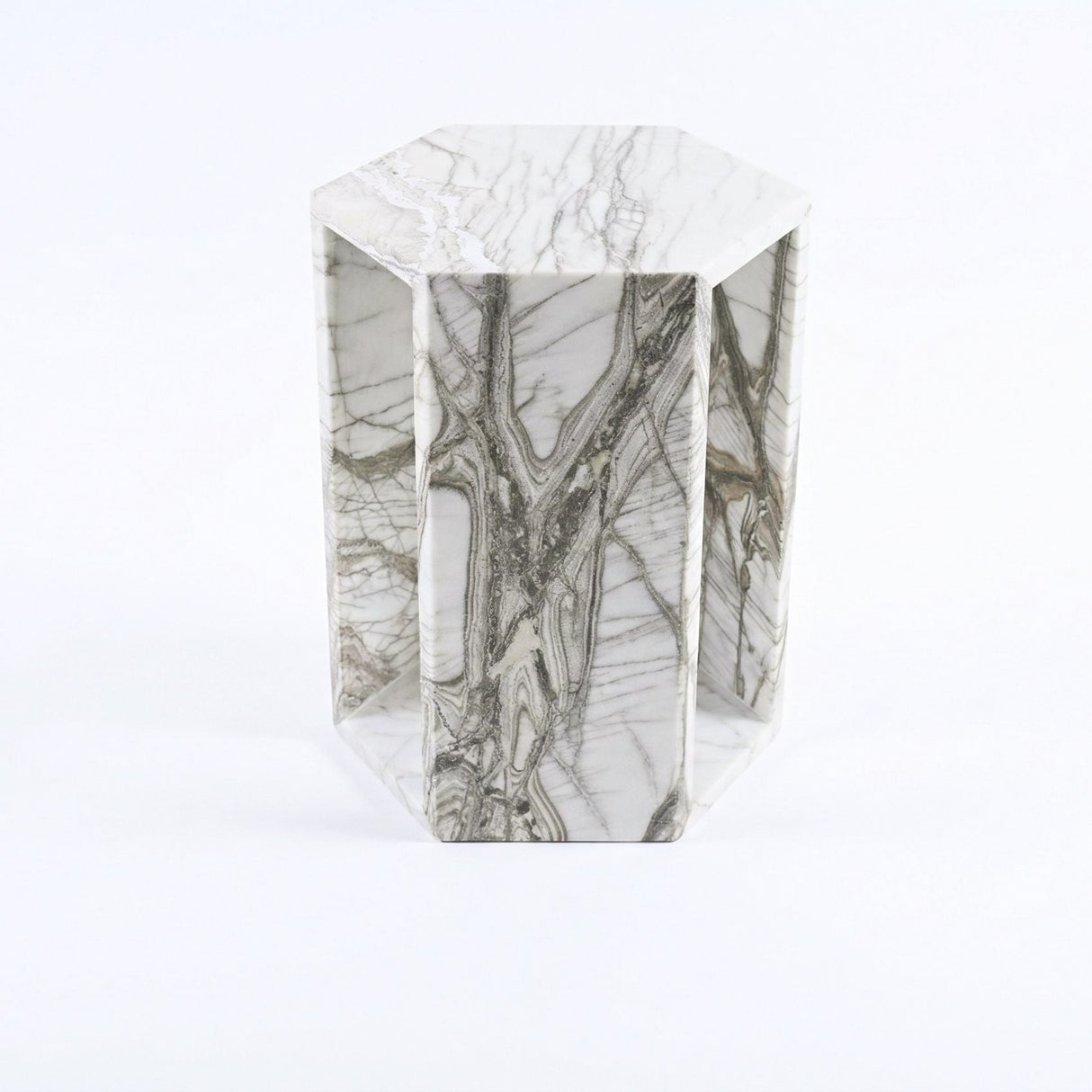 Modern Minimalist Hexagon Side Table