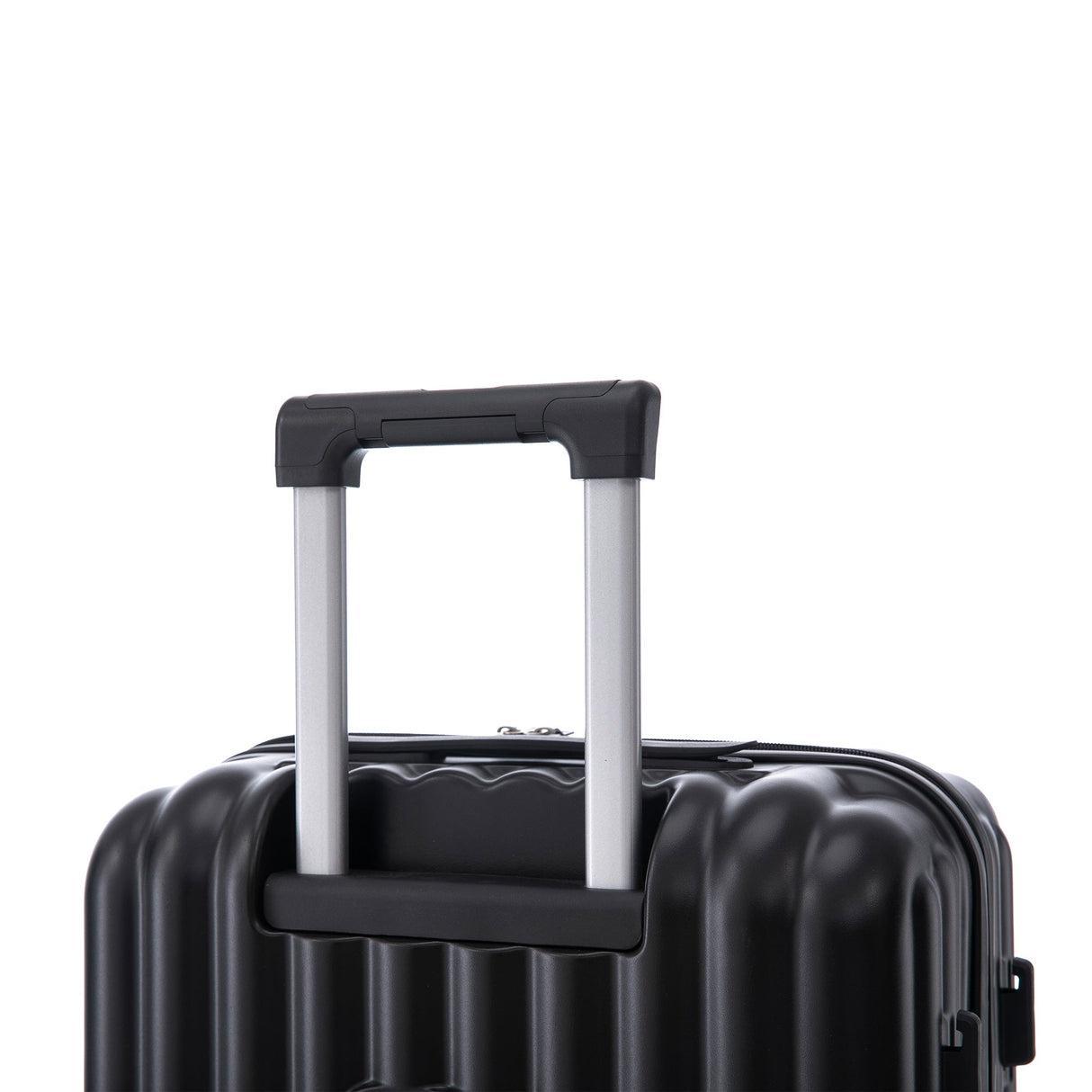 ABS Spinner Wheel Luggage Carry On Suitcase with Cup Holder and USB Port