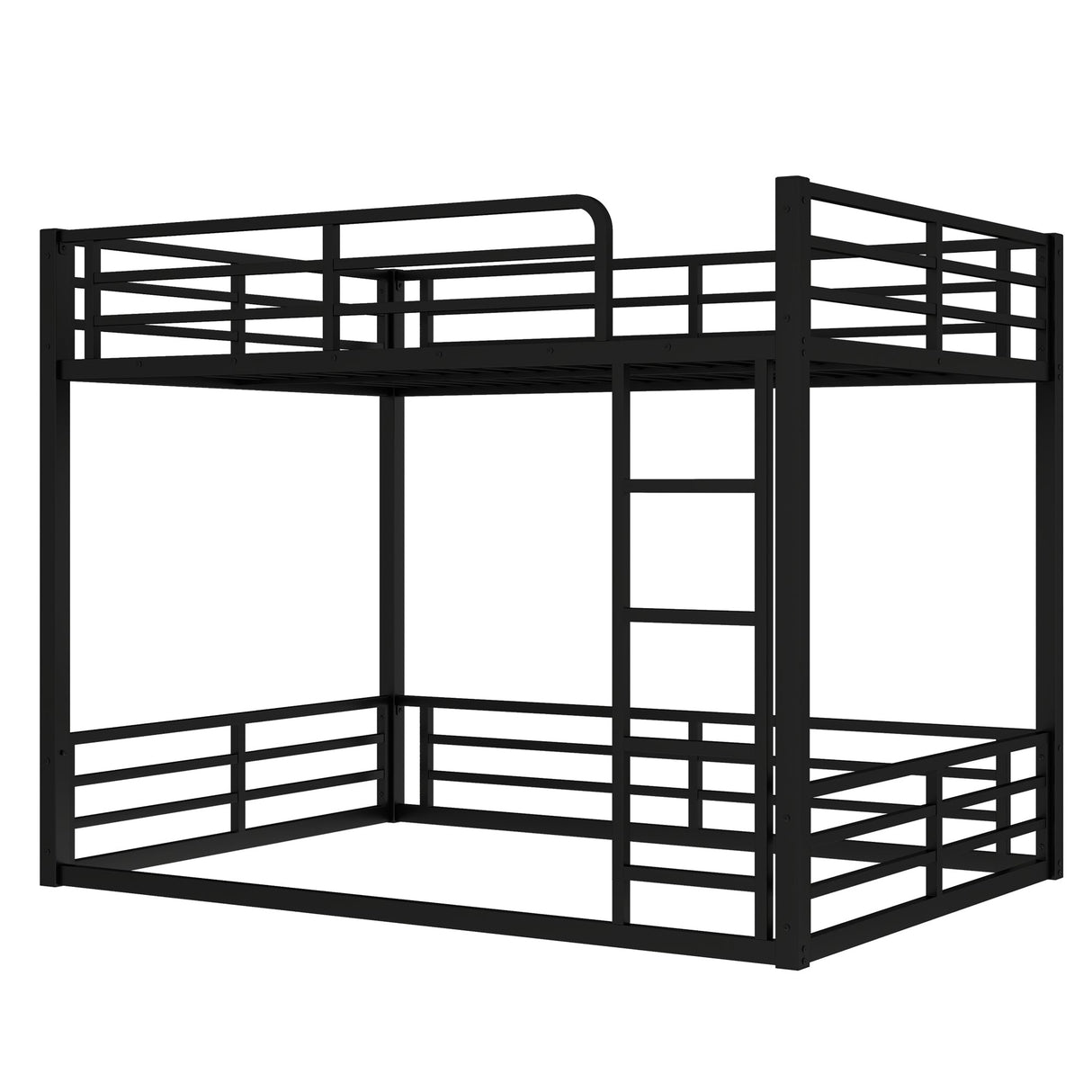 Metal Bunk Bed, Full XL Over Full XL Frame