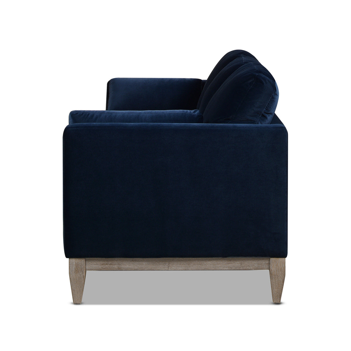 Knox 84' Modern Farmhouse Sofa, Dark Navy Blue Performance Velvet