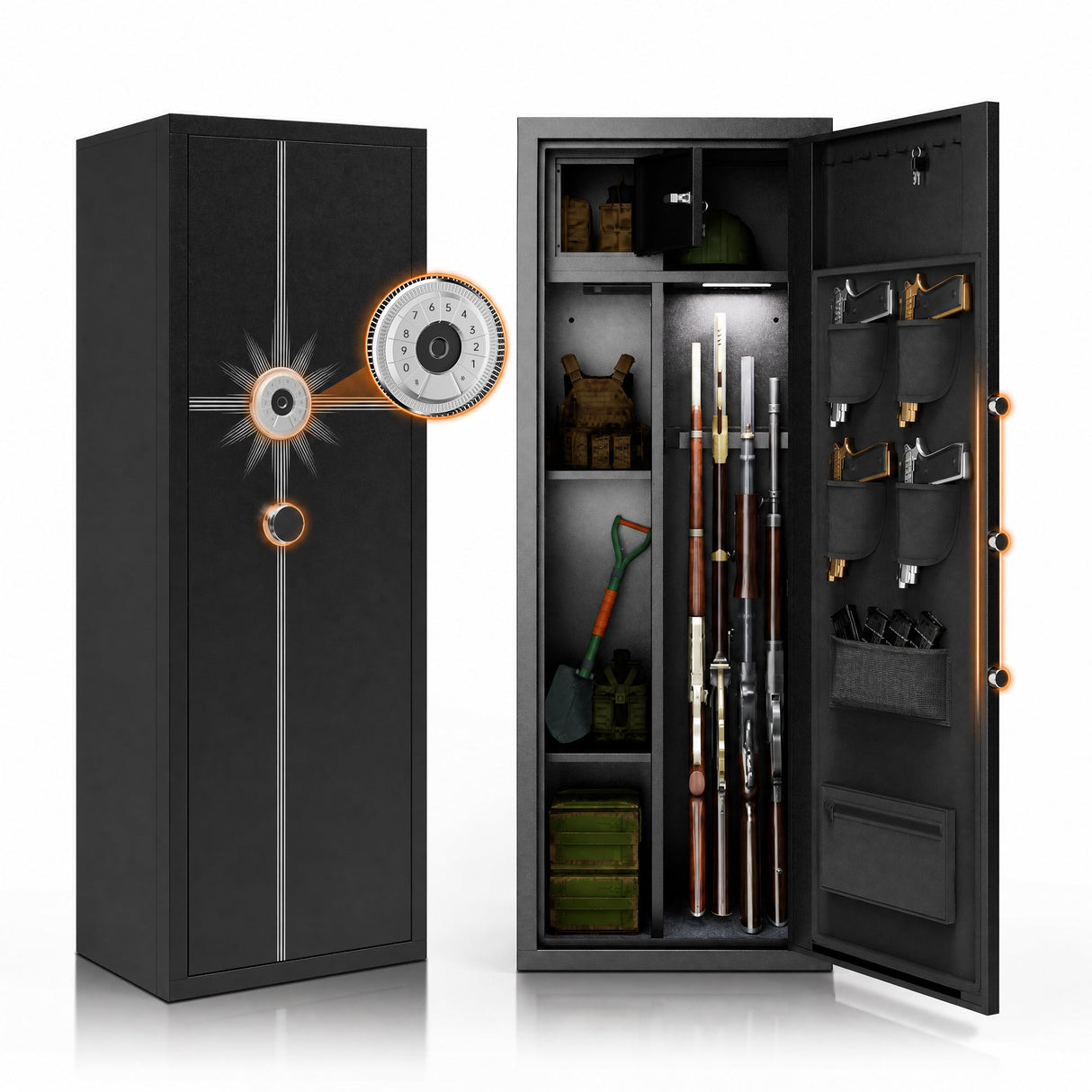 Biometric Large Gun Safe with Fingerprint Password Lock