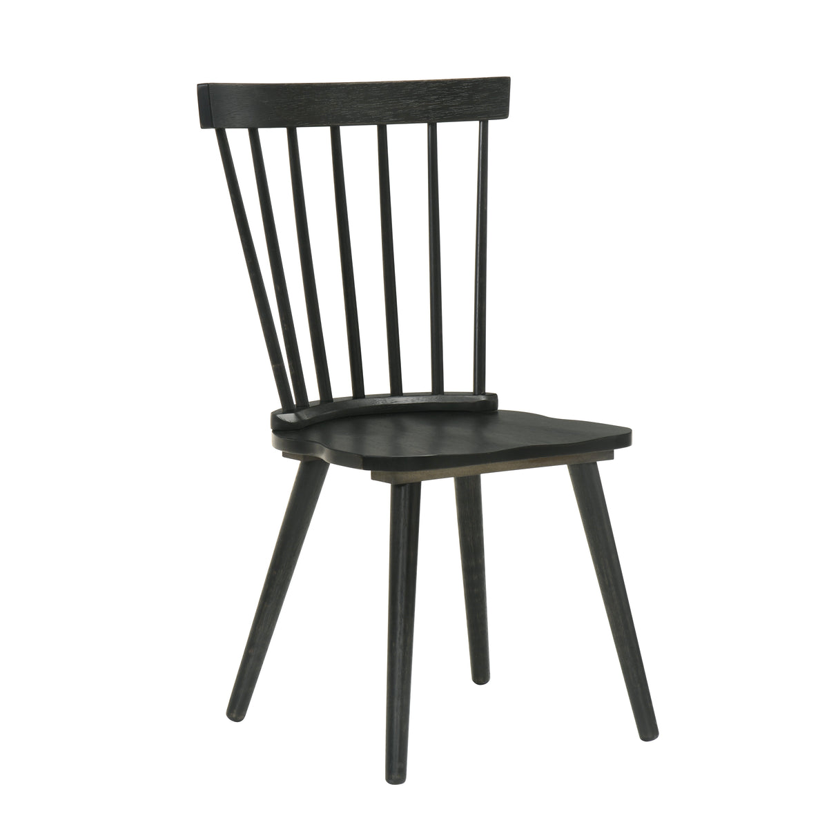 Modern Farmhouse Spindle Back Dining Chairs, Set of 2