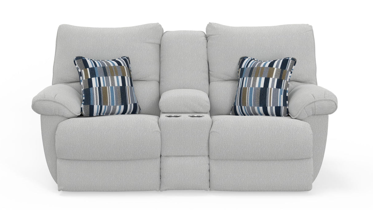 Lenny - Power Lay Flat Reclining Console Loveseat
