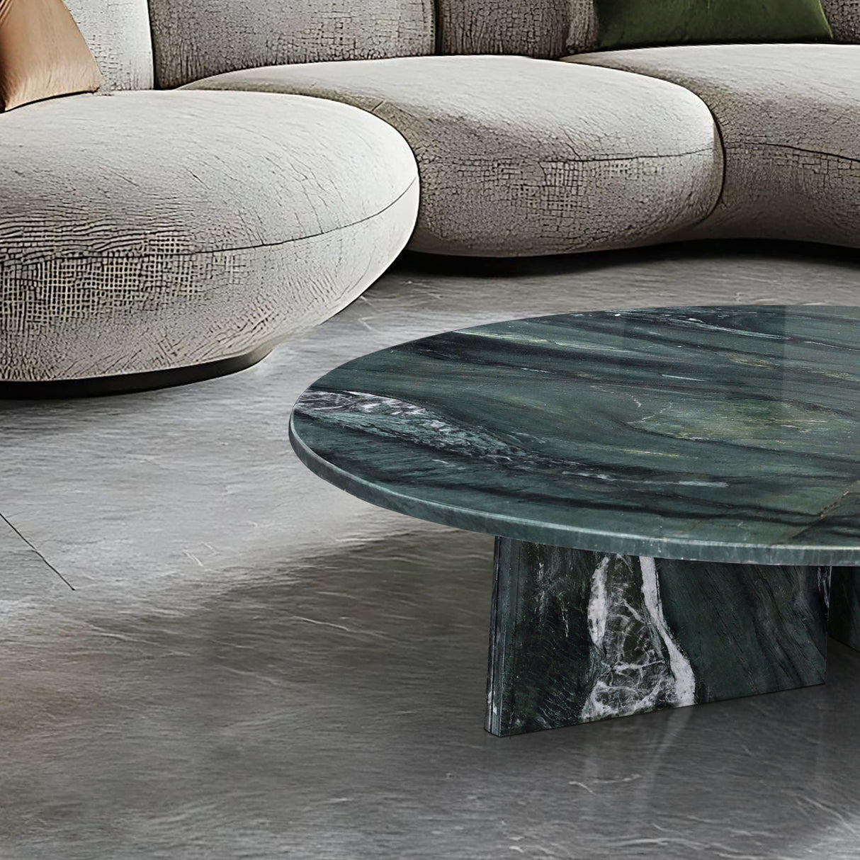 Luxury Coffee Table With Unique Veining, Unique Stone Design