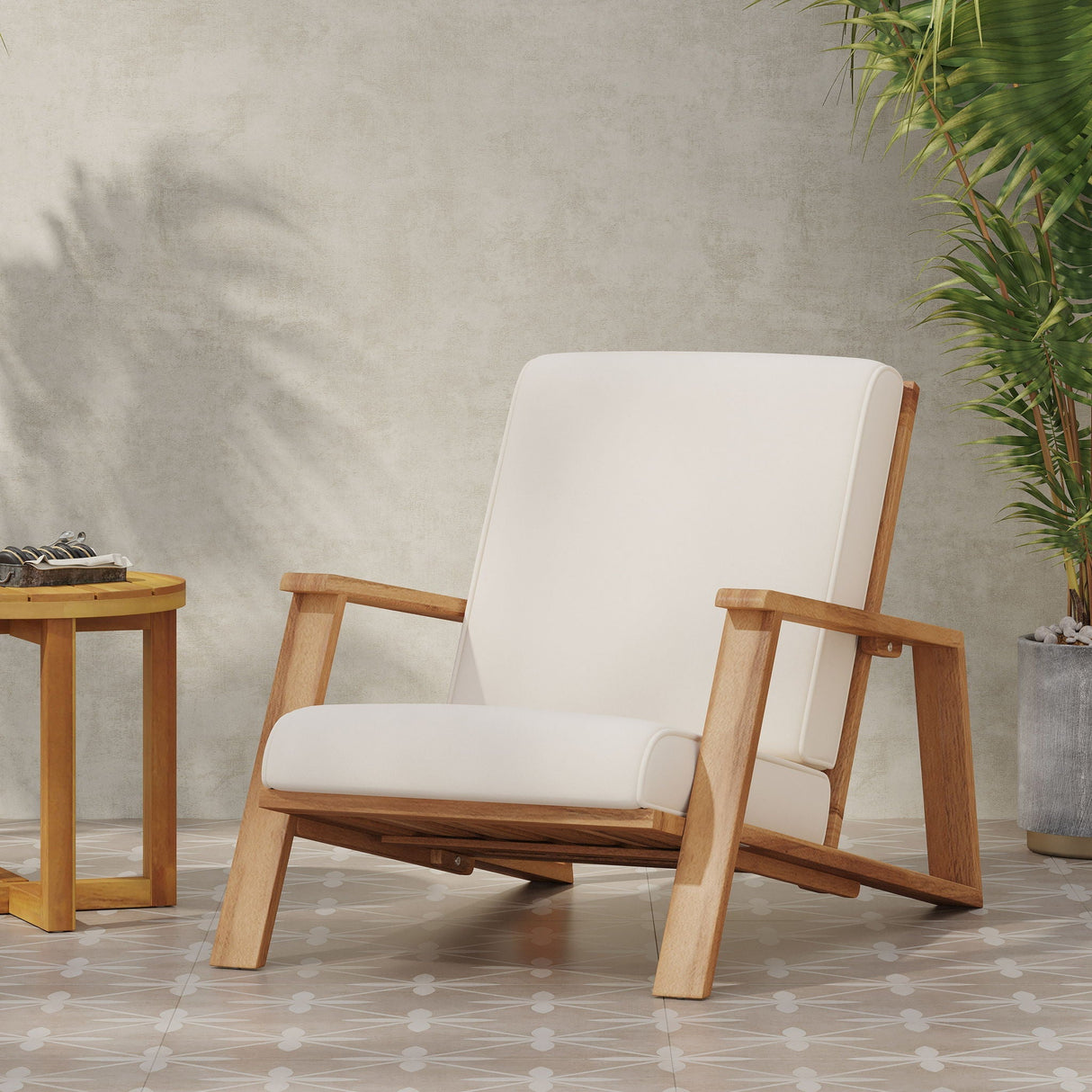 Patio Lounge Chair, Outdoor Club Chair