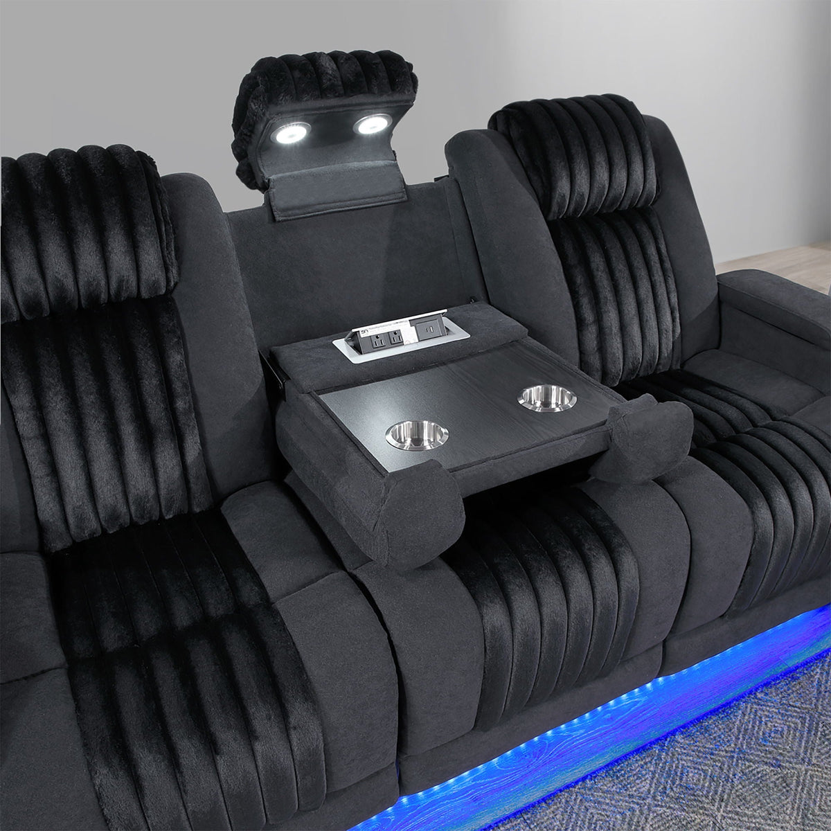 Duran - Power Reclining Sofa With Power Headrest