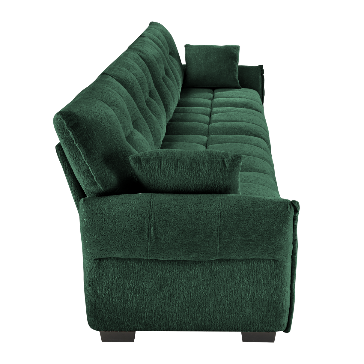 Modern 4-Seater Sofa, Solid Wood Frame In Premium Chenille