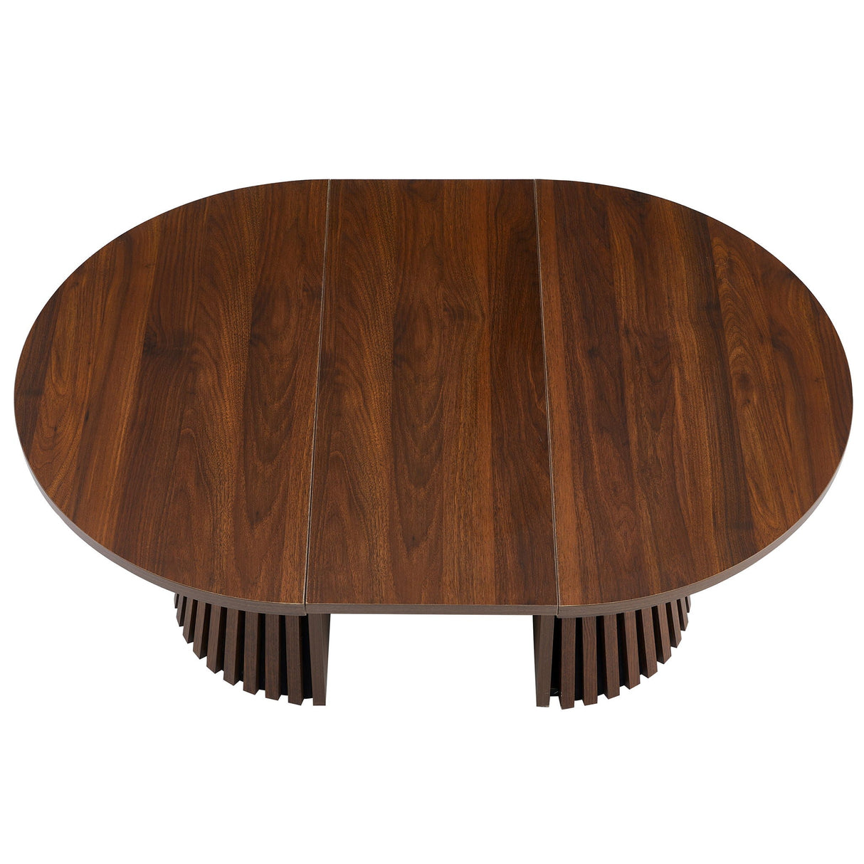 Oval Coffee Table For Living Room - Walnut