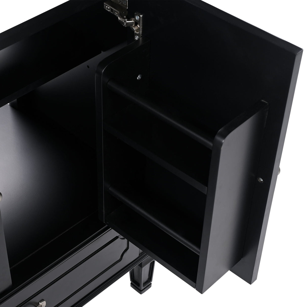 Vintage Style Bathroom Vanity With Sink, Multi Functional Storage, Soft-Closing Door