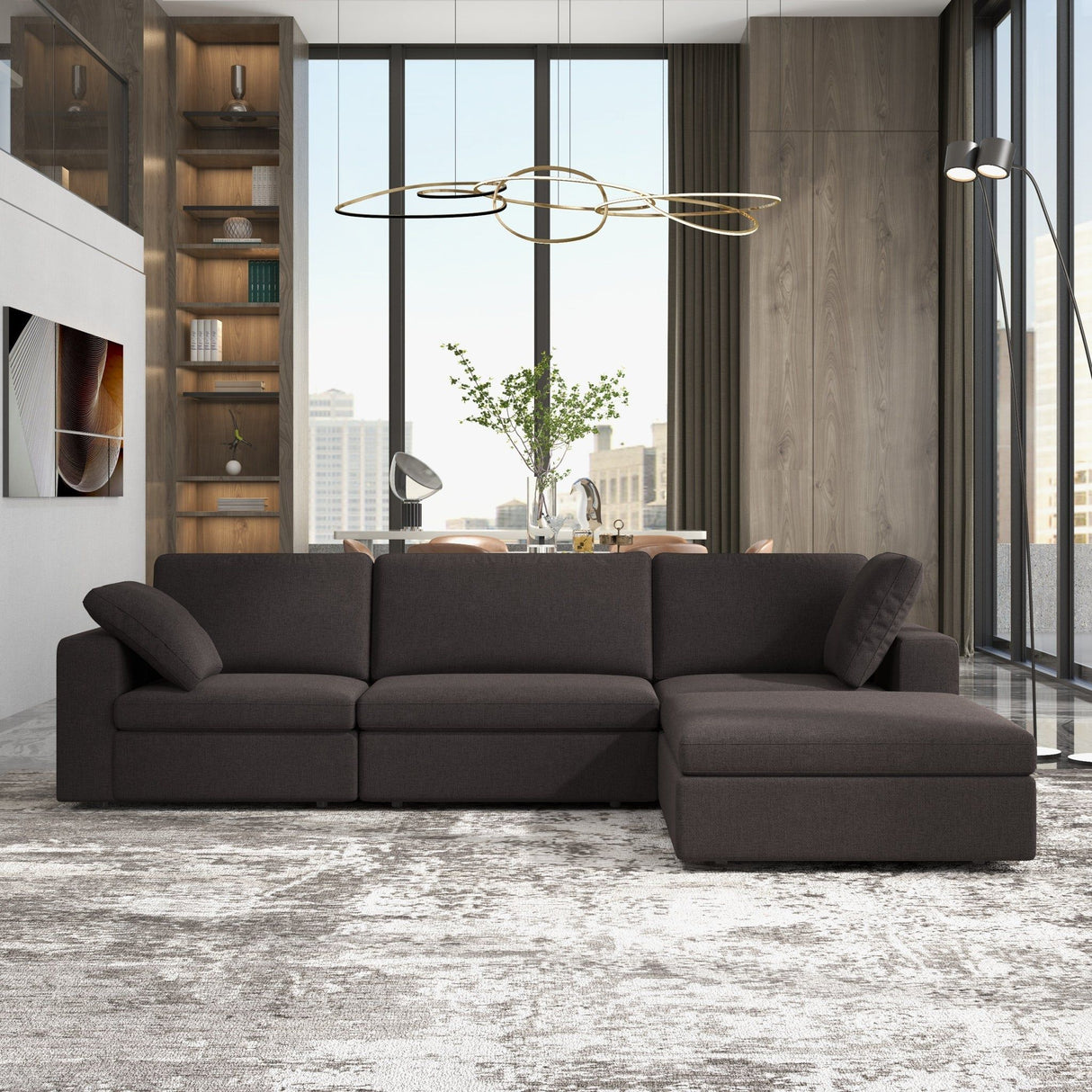 Cecilia - Modular Corner Sectional Modern Sofa