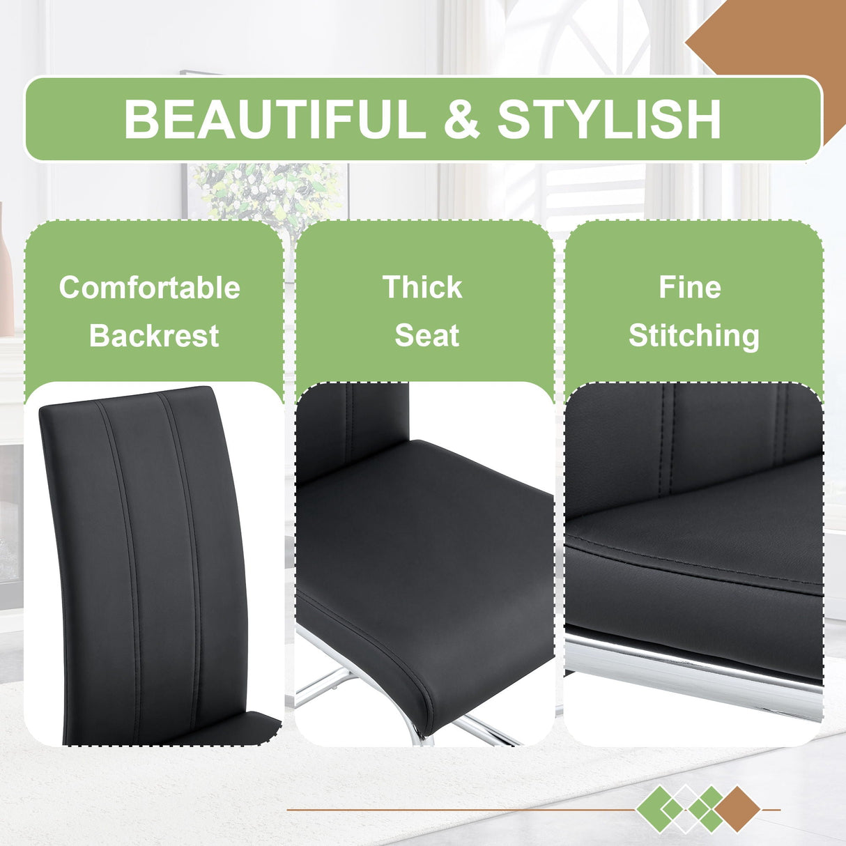 Modern Upholstered Dining Chairs For Dining Room
