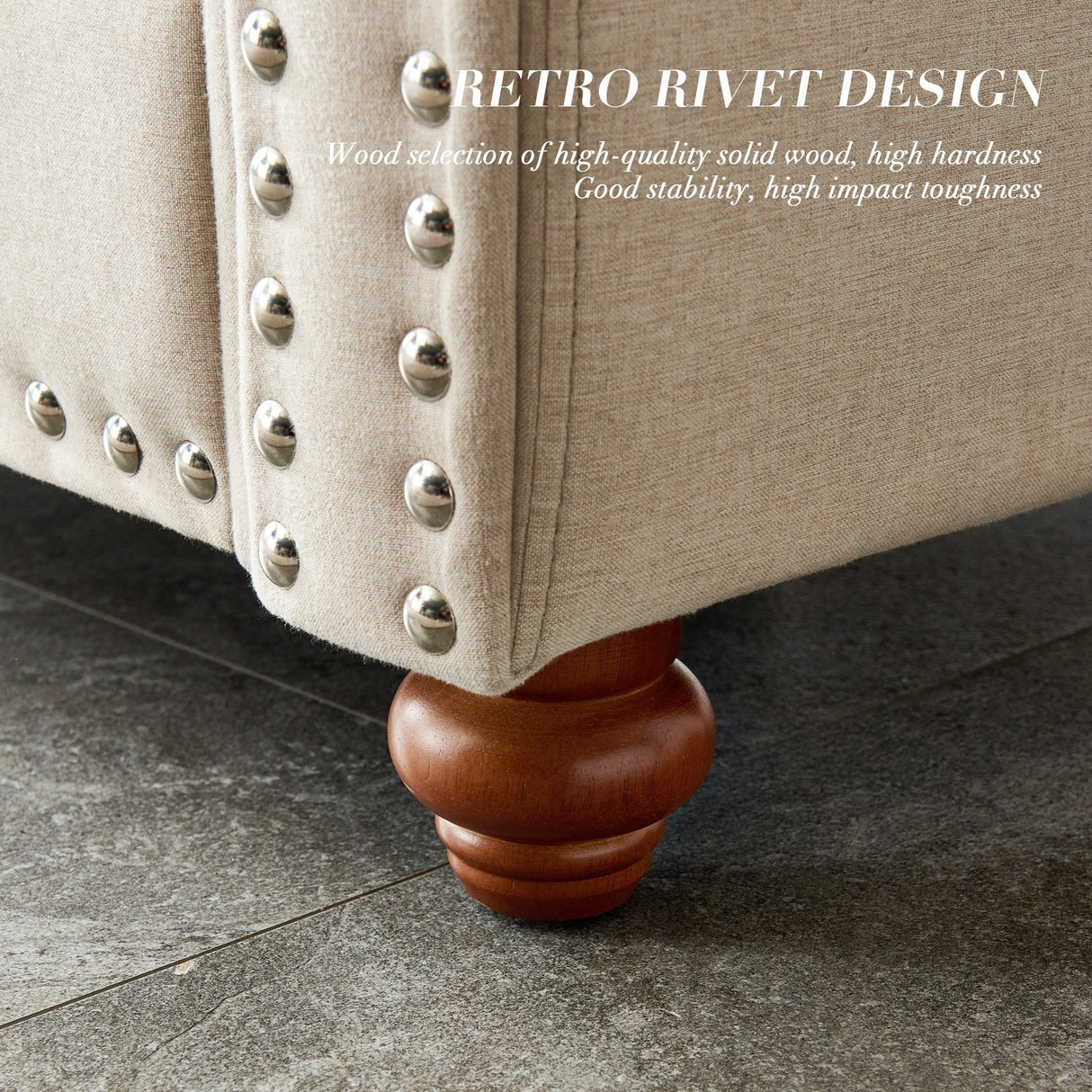 Living Room Sofa Single Seat Chair Beige