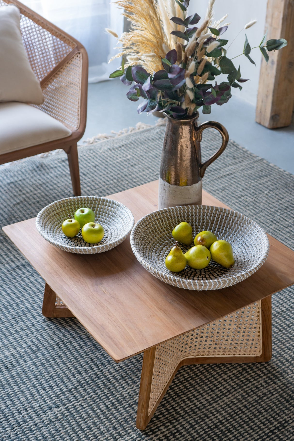 S/2 Kira Woven Seagrass Bowls