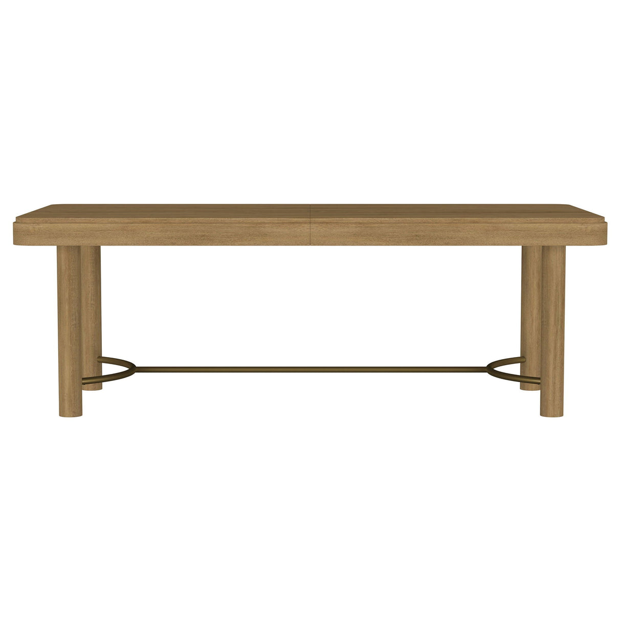Benson - Extension Leaf Dining Table With Trestle Base - Sand