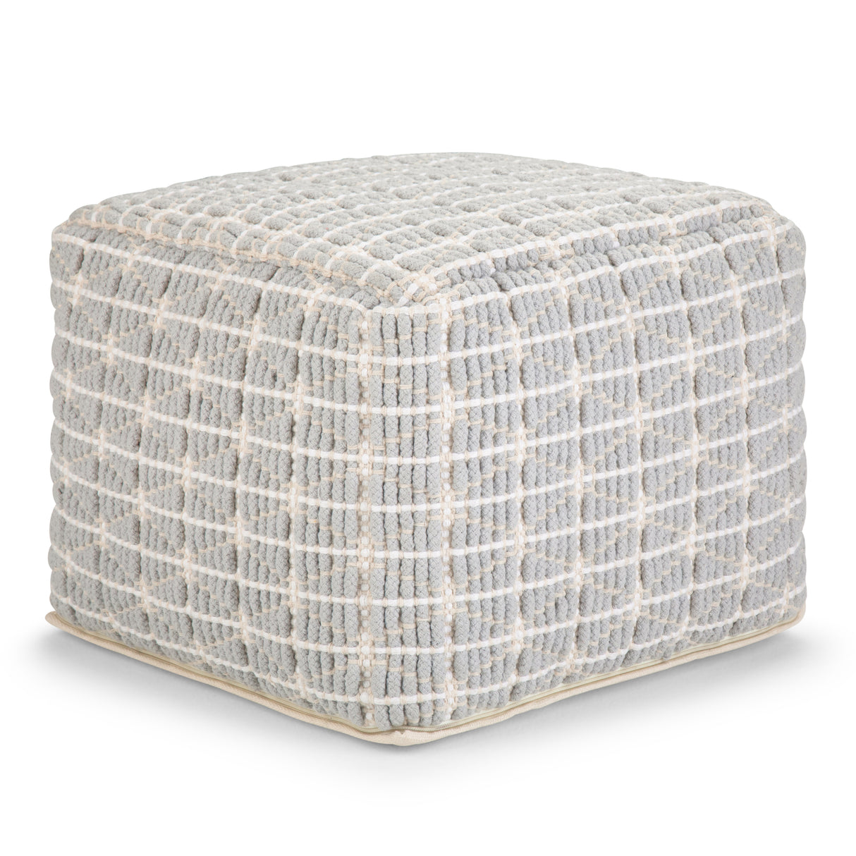 Noreen-Square-Pouf-Light-Blue-/-White-
