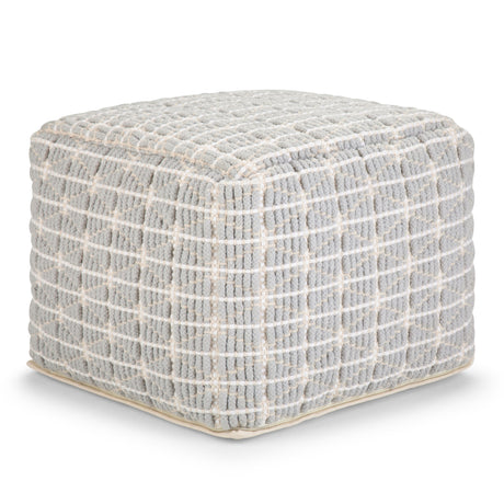 Noreen-Square-Pouf-Light-Blue-/-White-