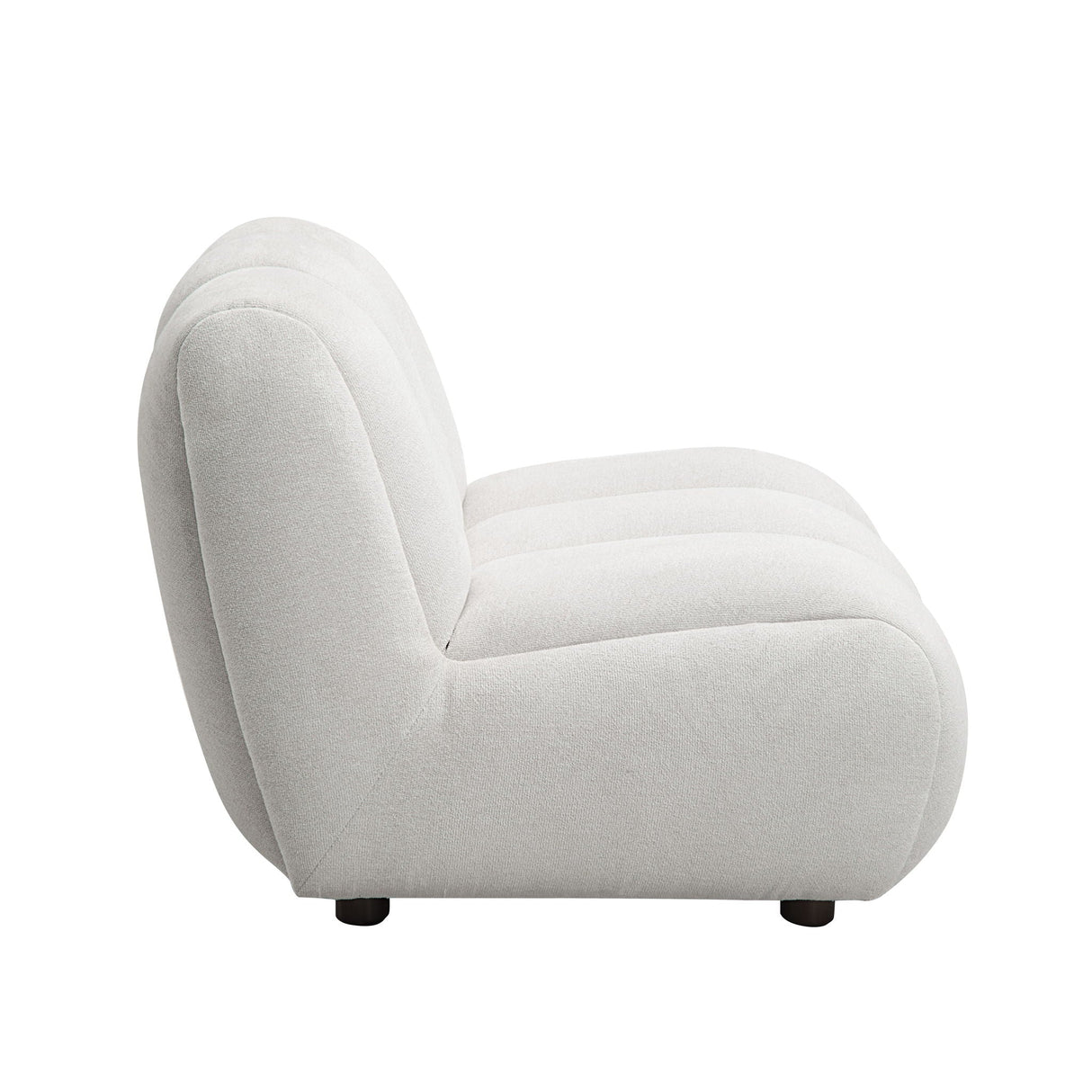 Manilla Sectional Sofa With Chair - Ivory White
