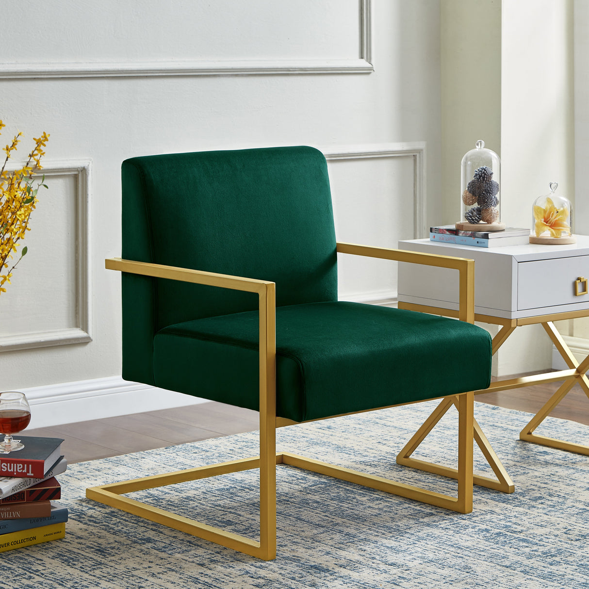 Fashion Velvet Accent Chair