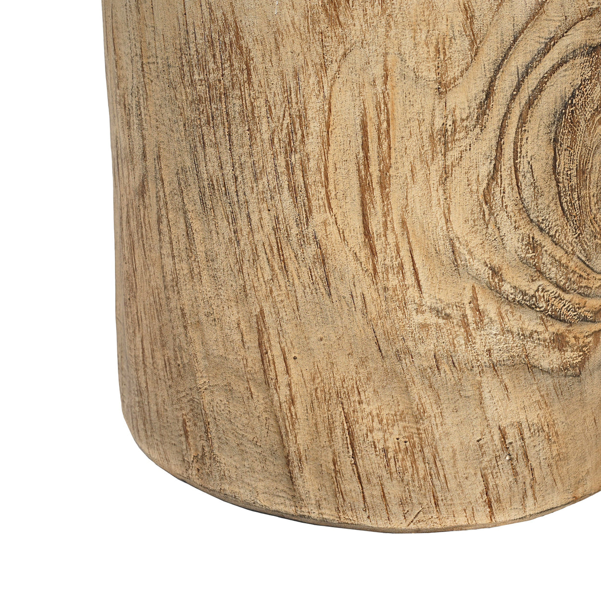 MGO Wood Grain Side Table - Natural