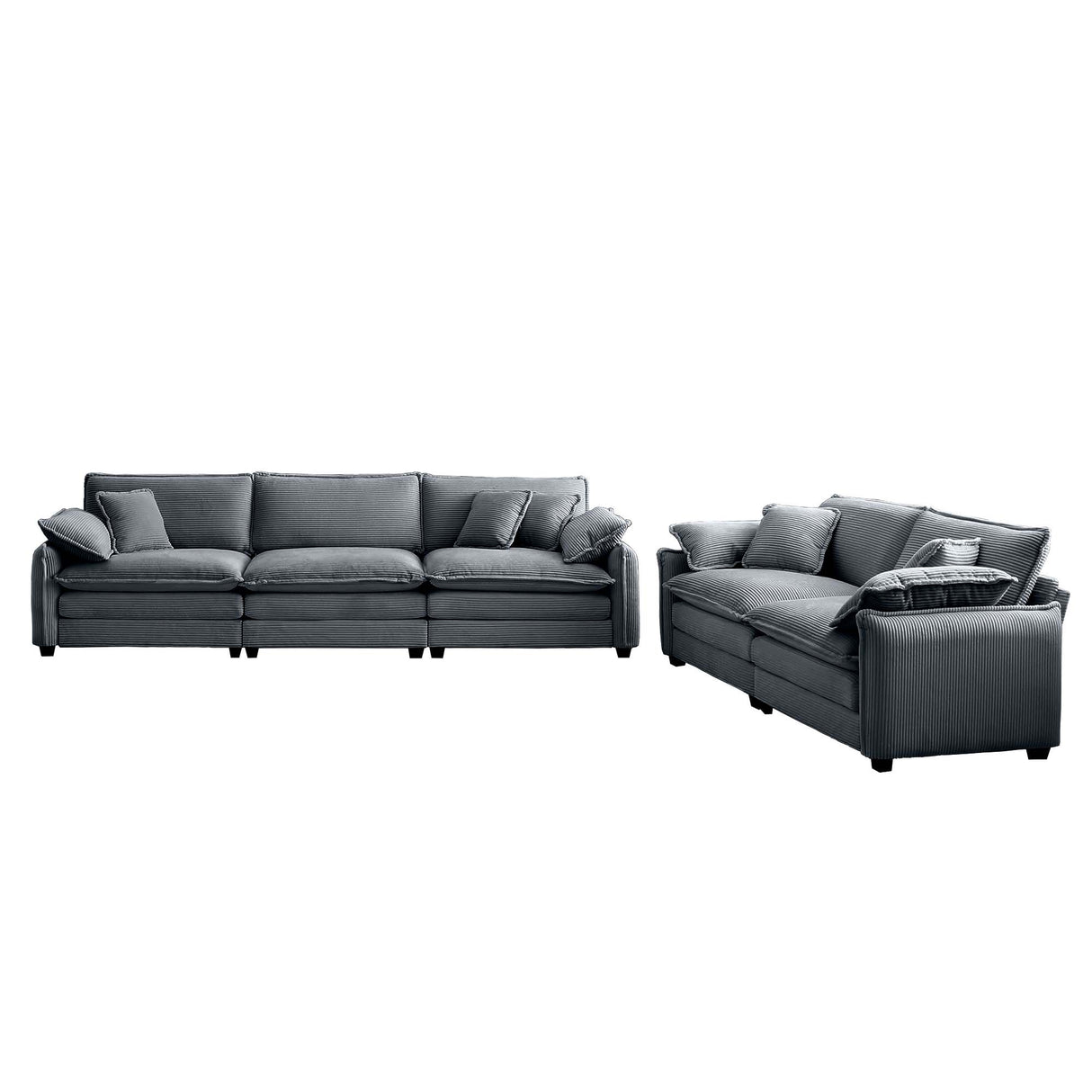 Family Sofa Set - Deep Seat Sofa for Home Cinema and Living Room