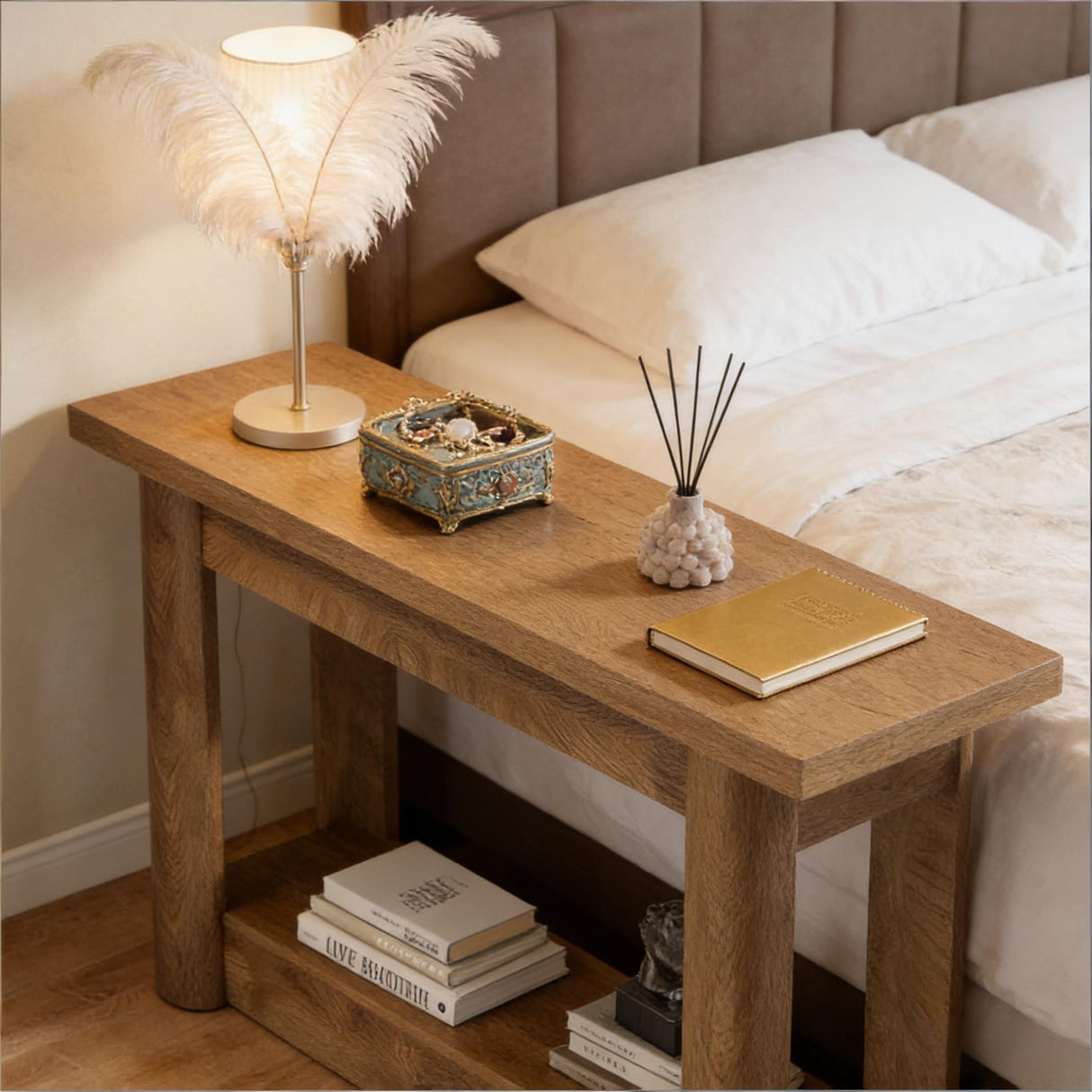 2-Tier Foyer Table,Entryway Sofa Table,Console Table