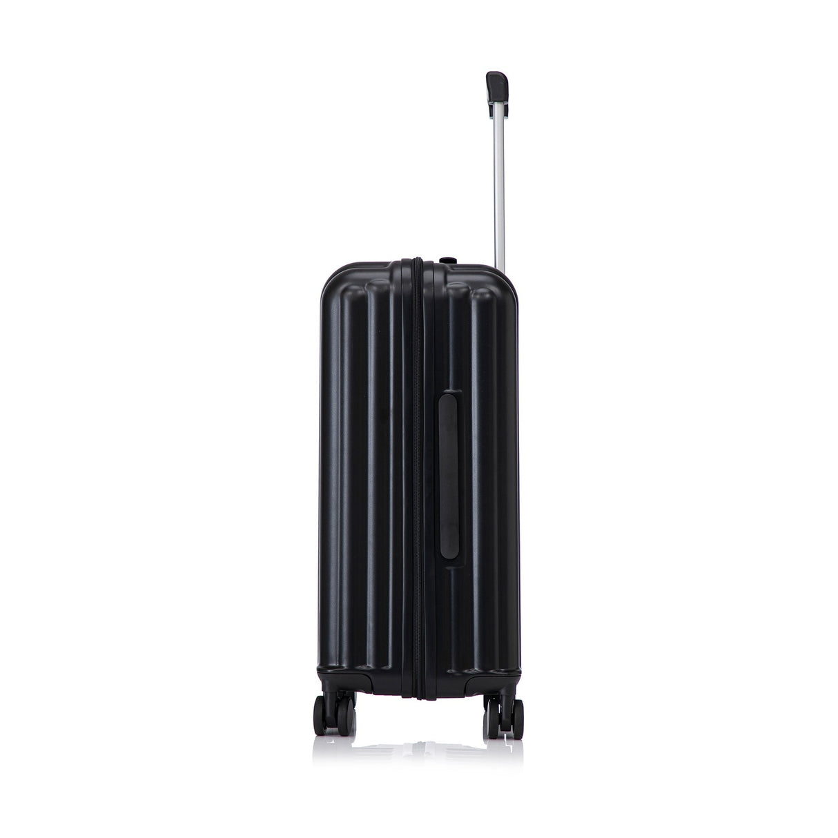 ABS Spinner Wheel Luggage Carry On Suitcase with Cup Holder and USB Port