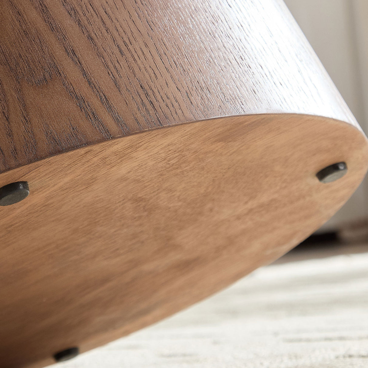 Modern Design Oval Handcraft Drum Coffee Table