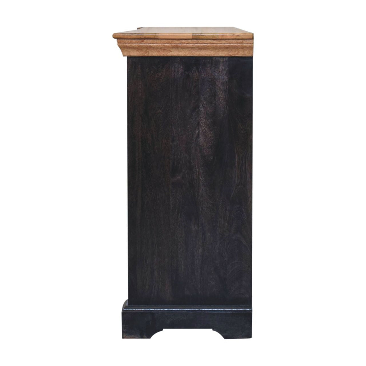 Solid Wood Regal Rustic Sideboard - 6 Compartments