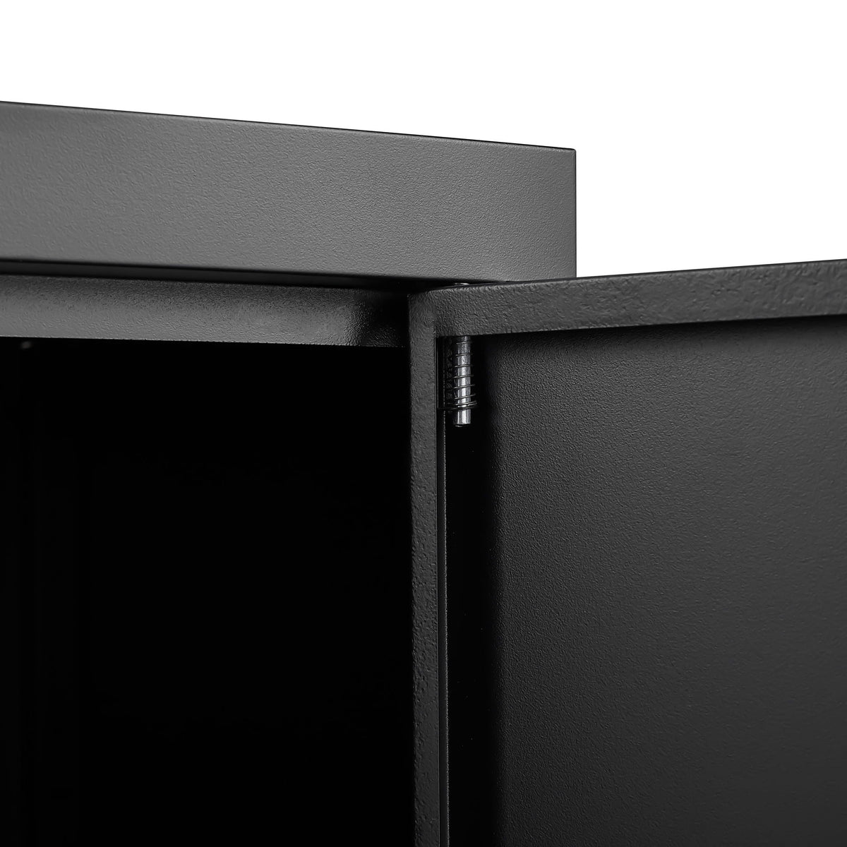 Metal Storage Cabinet With Locking Doors And Adjustable Shelf, Folding Filing Storage Cabinet, Folding Storage Locker Cabinet For Home Office, School, Garage
