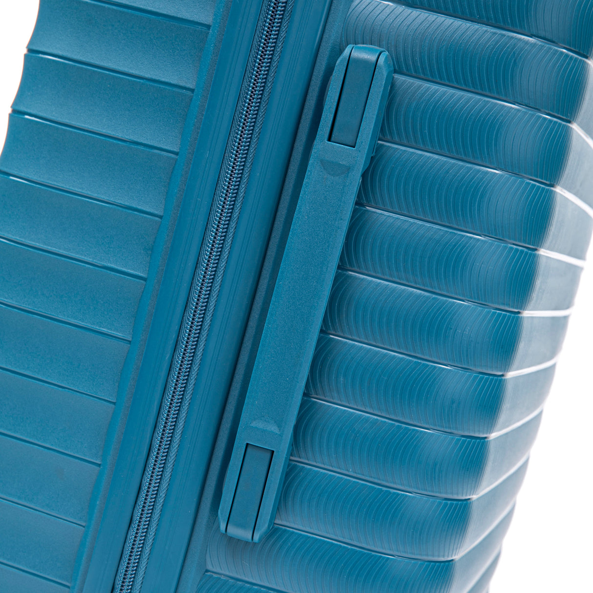 14"/20"/24"/28" 4-Piece PP Spinner Wheel Luggage Set with Cosmetic Case (Blue)