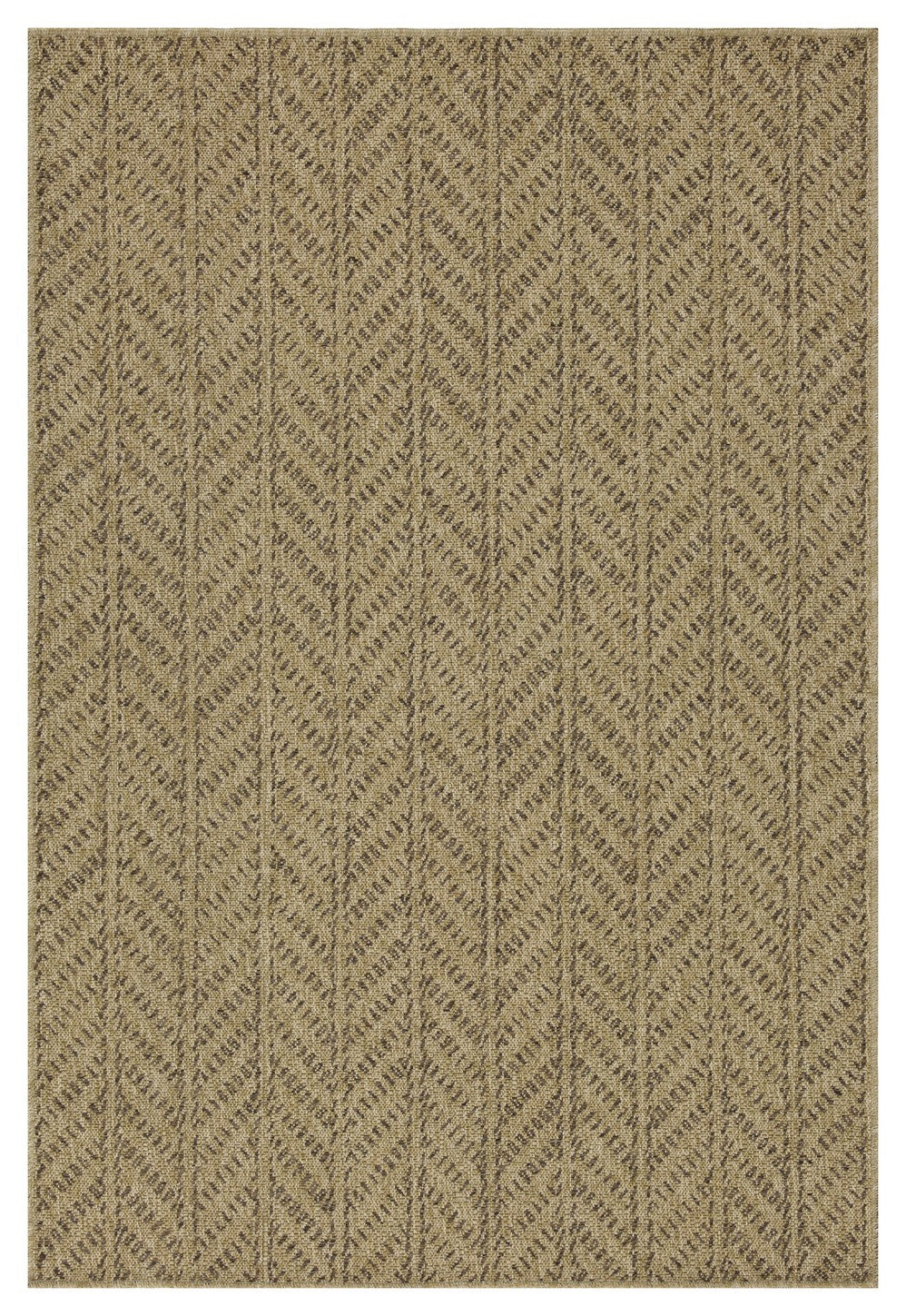 Earth GC_NTL1013 Jute/Mocha Indoor/Outdoor Area Rug