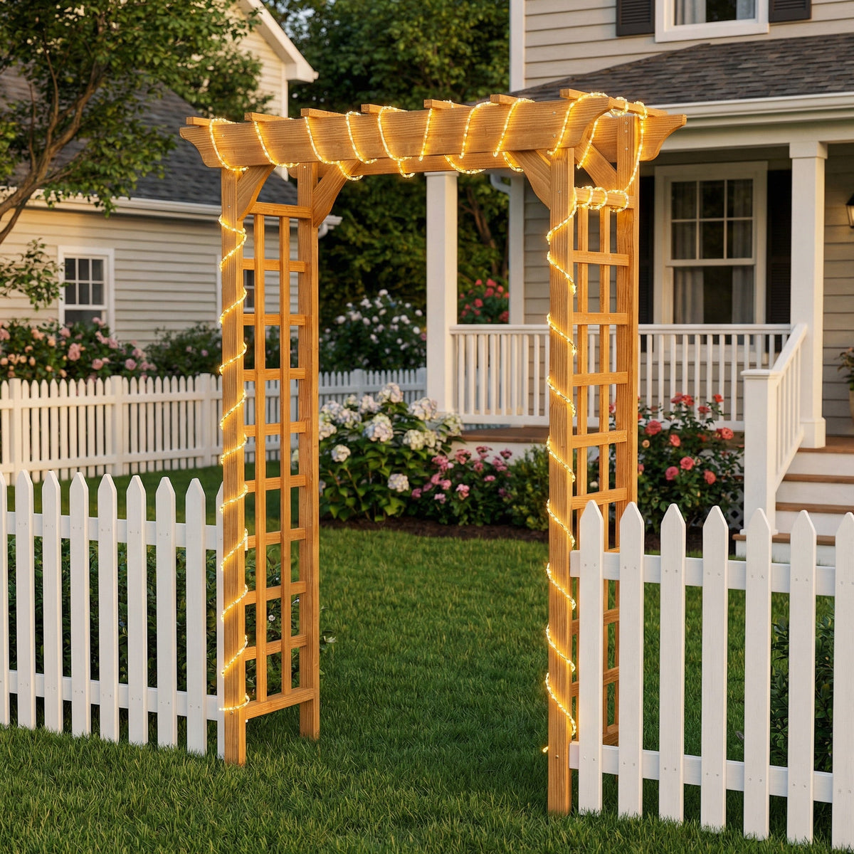 Wooden Arbor Wedding Arch for Ceremony