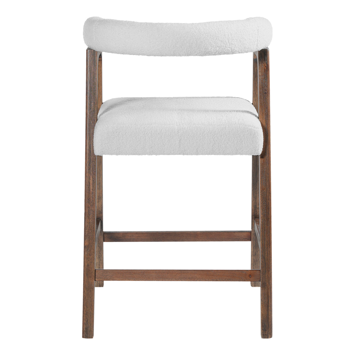 26'' Seat Height Bar Stools with Back - Set of 2