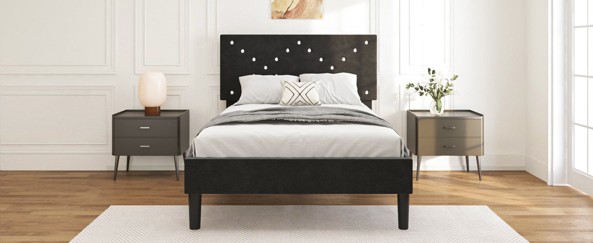 Upholstered Platform Bed