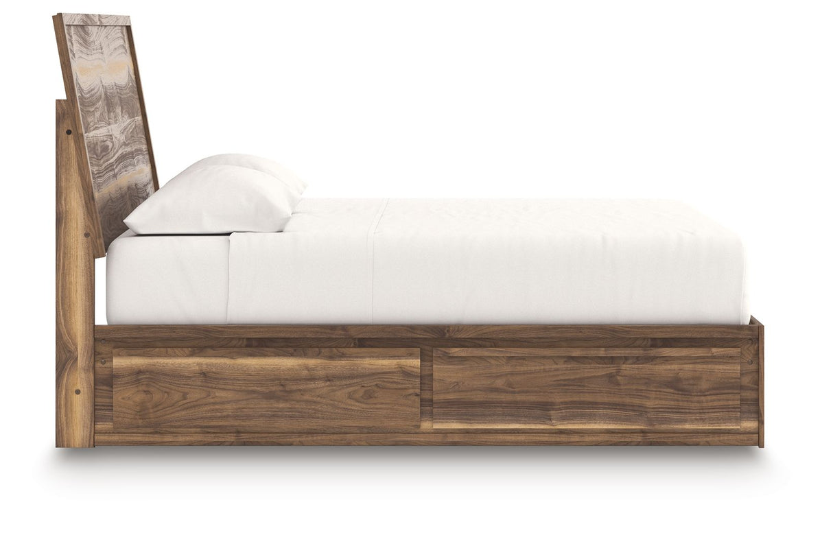 Chirason - Panel Bed With Storage